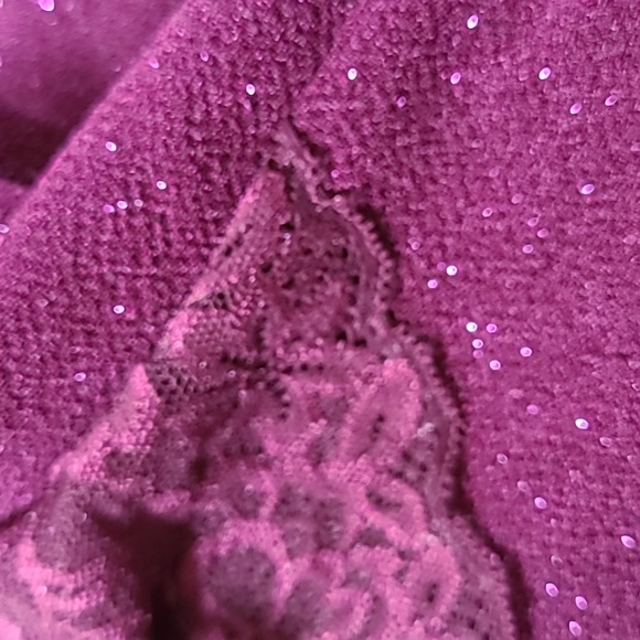 SPEECHLESS WOMENS JUNIORS METALLIC FUCHSIA SPARKLING PARTY PROM DRESS SIZE 11 - Picture 15 of 16